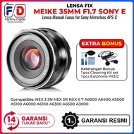 Meike 35mm F1.7 Manual Focus Lens For Sony A6600 A6400 A5000 A5100 A6000 A6100 A6300 A6500