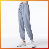 Lululemon casual yoga  drawcord pants with pockets 9018
