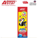 Astar Jumbo Fluorescent Colour Pencil JFCP-6016 (6pcs) 5.0mm Free Sharpener