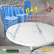 Cafe ,Dining Table，dining,Restoran Furniture , Plastic Chair ,3v Grad A Plastic, 4ft Dining Table wi