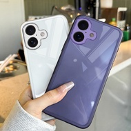 For iPhone 16 / 16 Plus / 16 Pro / 16 Pro Max Matte Clear Shockproof Case With Camera Cover Lens Pro