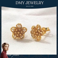 DMY Jewelry Gold 916 Original Malaysia/Indian Jewellery Set/Flower Necklace Set Wedding Jewelry/Gift