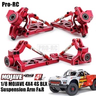 For Arrma 1/8 MOJAVE 4X4 4S BLX Suspension Arms C-Hubs Steering Block Set w/ Hub Bearings Alloy Alum