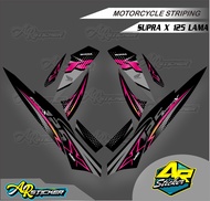 Striping List Variasi Supra X 125 - Striping List Motor Supra X 125 - Stiker Supra X 125 Lama