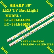 SHARP LC-39LE440M LC-39LE448M LED TV BACKLIGHT BAR (NEW) READY STOCK (LC39LE440M LC39LE448M LC-39LE4