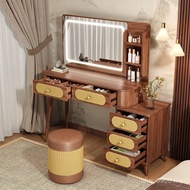 Bedroom Integrated Drawer New Style Master Bed Dressing Table Times Small 2025 Dressing Table Mediev
