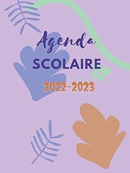 Agenda Scolaire 2022 2023 en Français: Grand format A4, abstrait, de Aout 2022 à Juillet 2023, une s