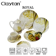 CLAYTAN Royal Loose Item Lead Safe Ceramic Tableware Pinggan Mangkuk Microwave Safe