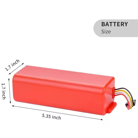 14.8V 6800mAh Li-ion Pack for Roborock Vacuum S5 S6 S7 S50 S55 S60 S65 T4 T6 T7 E20 E25 E35 Q7 Max R