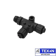 NMEA 2000 T Connector 3 Port 5-Pin M12 Thread for Garmin Lowrance Simrad Raymarine Furuno