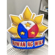 3D Buwan ng wika head dress / accessories / costume