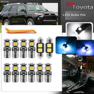 For Toyota 4Runner Gen5 N280 2010-2020 Car LED Interior Package Light Bulbs Replacement Vanity Mirro