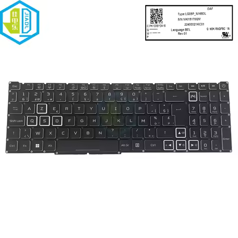 FR SP PO US RU BR IT RGB Backlight Keyboard For Acer Nitro 5 AN515-55 56 AN515-57 AN515-57 45 Helios