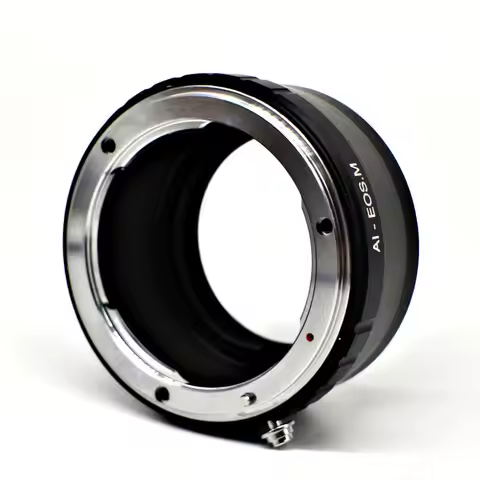 Ai-EM Adapter Ring For Nikon F Mount AI D lens to Canon EF-M EOS M M2 M3 M5 M6 M10 M100 M50 Camera