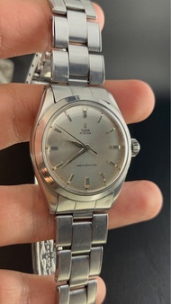 Tudor細花 7934 34mm 7025釘帶  Rolex 勞的