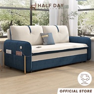Halfday - Foldable Multifunctional Double Pull-Out Sofa Bed | Flannel Sofa Bed | Sofa bed foldable |