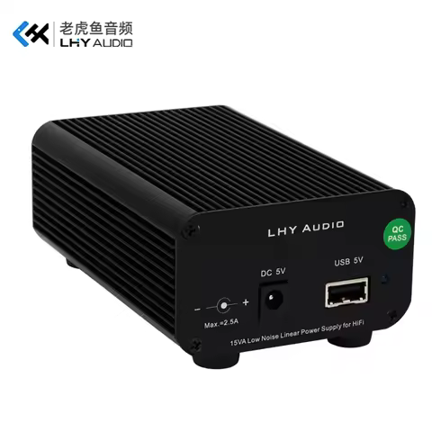 LHY Audio 15W/5V Linear Power Supply DC Regulator C Port Dual Output CAS XMOS Raspberry Pi Talema LT