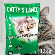 10KG Catty's Land Cat Food Kibbles Cat Food makanan kucing petland smartheart reflex royal canin XHEBE