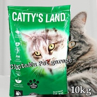 10KG Catty's Land Cat Food Kibbles Cat Food makanan kucing petland smartheart reflex royal canin XHE