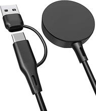 Bicmice 2 in 1 Charger for Samsung Galaxy Watch 8/8 Classic/7/Ultra 3.3ft USB C/A Replacement Chargi