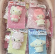 Hello Kitty Sanrio 公仔掛飾鎖匙扣 吊飾 捏捏樂 軟糯
