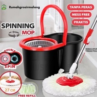 (Expert) Spin Mop Automatic Stainless Steel Spin Mop without Wringing