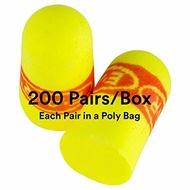 ▶$1 Shop Coupon◀  3M Ear Plugs, 200 Pairs/Box, E-A-Rsoft erFit 312-1256, Uncorded, Disposable, Foam,