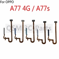 Fingerprint Sensor Touch ID Connector Flex Replacement For OPPO A77 4G A77s Power on off button flex