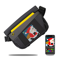 local stock Divoom Sling Bag-V Customizable Pixel Art Fashion Design Outdoor Sport Waterproof Mens and Women's Messenger Bag good Gift