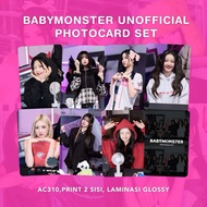 [PART 2] [Set] BABYMONSTER BAEMON 'DRIP' ERA Unofficial Photocard Set Ahyeon Ruka Asa Pharita Chiqui