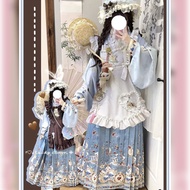 [Hanyang Eclectic Suit] Xinyueming Made Hanyang Eclectic Lolita Cover Group Top Autumn Winter Suit#a