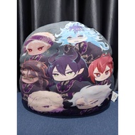 Disney Twisted-Wonderland Anime Pillow: 17 x 17 Inches