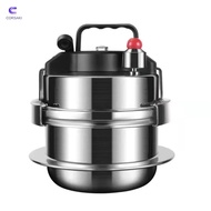 CORSAKI Pressure Cooker, Stainless Steel Uncoated Mini Pressure Pot, -Proof 0.8L/1.2L/1.6L/2L Cookin