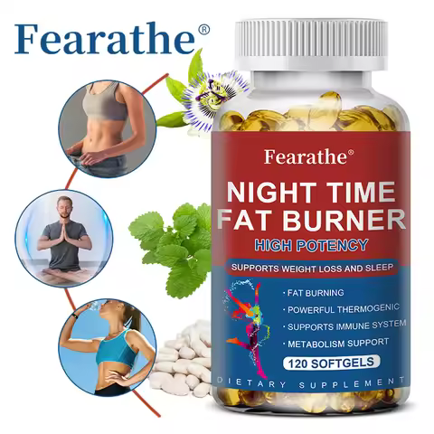 Nighttime Fat Burner - Helps Promote Metabolic Cleansing, Inhibits Fat Accumulation, Appetite Contro