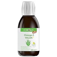 NORSAN Premium Omega 3 vegan high dose - 2,000 mg omega-3 daily dosage - recommended by over 2000 doctors - rich in EPA and DHA with 800 IU vitamin D3, 100% vegan, no burping