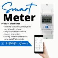 63A Smart Meter Smart WiFi Meter Electric Prepaid Energy Top Up Sub Meter Bilik Sewa Room Rental