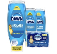 Dawn Ultra EZ-Squeeze Dish Soap Liquid |Dishwashing Liquid | Grease Removal | Upside Down Bottle | O