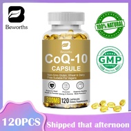 BEWORTHS CoQ10 Capsules 300 Mg Coenzyme Q10 Vegetarian for Energy Support Heart Healthy Protective C