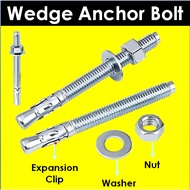 Twin Industrial- 6-8mm Wedge Anchor Bolt Concrete Anchor Bolt Heavy Duty Fastener