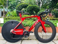 紅色 M碼 JAVA VITTORIA AIR 維多利亞 SHIMANO 電變24速碳纖維公路車 送水架前後蛙燈