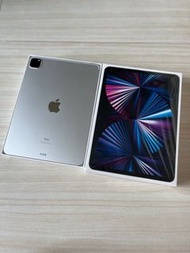 (95%新) Apple iPad Pro 11" 2021 1TB M1晶片 Wi-Fi版 銀色 香港Apple store 貨 已貼Elecom 日本製紙感Mon 貼