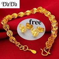 Gold 916 Gold Bracelet for Women Gold Jewelry The Bracelet Phoenix Tail Bracelet Women Gelang Tangan