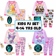 Cuddle Me 9-14 Years Old Kids Pyjamas / Glow in the Dark Children Sleepwear / Kids Pajamas Set