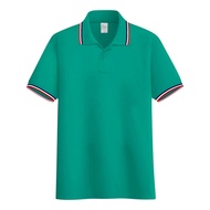 Aston Fashion / Baju Polo Polos Warna Hijau Tosca Banyak Motif Kerah / Polo Satu Warna / Kaos Wangki