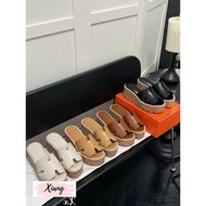 (Form to back 1sz) Smooth leather faux wood boat clogs
