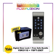 Yale YDR3110 Digital Door Lock + Free Safe