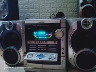 READY, COMPO HIFI AIWA NSX-VC720 BUILT IN POWERED SUBWOOFER