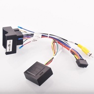Car Radio Stereo Wiring Harness Cable Adapter Android 16pin For Citroen C4 C5 DS6 For Peugeot 3008 2