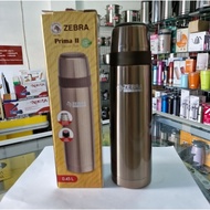 112953 Prima II 450ml Vacuum Flask, Zebra Water Thermos, Made in Thailand, SUS 304