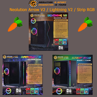 🎮 Neolution E-sport Lightning V2/ Arrow V2 / Strip RGB Case เคสคอมพิวเตอร์ เคสRGB เคสมีไฟ - HITECHubon
